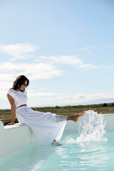 Bay Dress | White