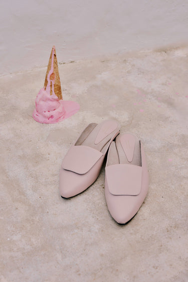 Fold Over Mule | Marshmallow