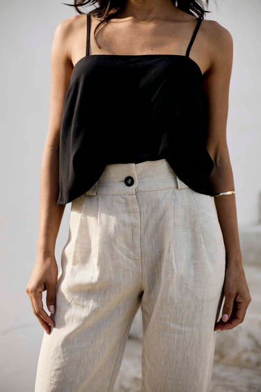 Horizon Crop Top | Black