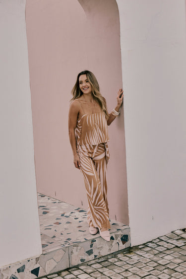 Island Pants | Pink Toffee Fern