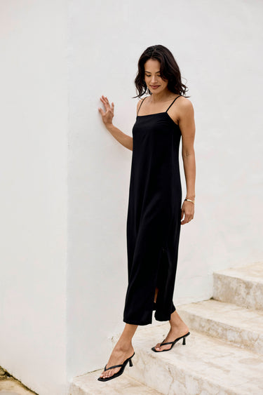Lilly Slip Dress | Black