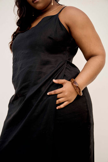Linen Slip | Black