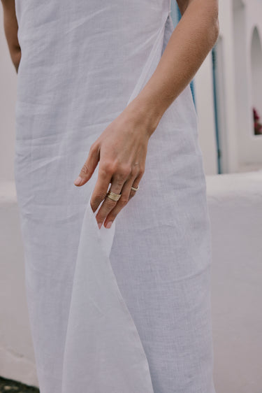 Linen Slip | White