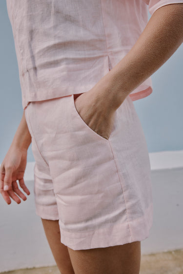 Linen Shorts | Marshmallow