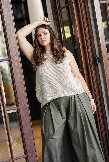 Reversible Mohair Vest