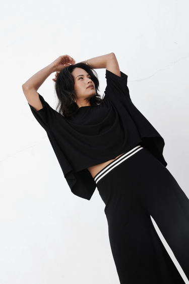 Summer Travel Top | Black