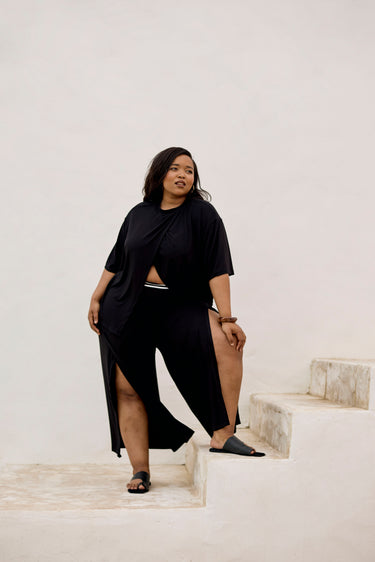 Summer Travel Top | Black