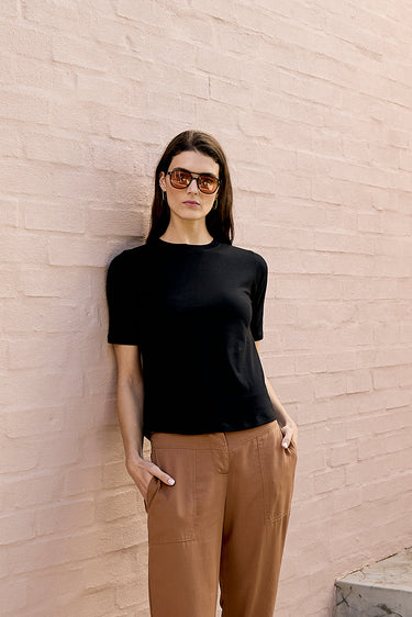 Essential Cotton Tee | Black