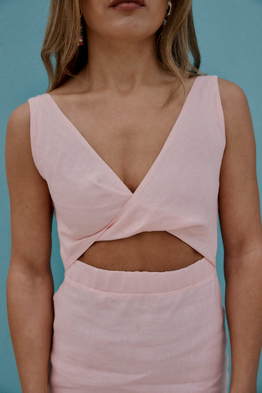 Twist Dress | Marshmallow