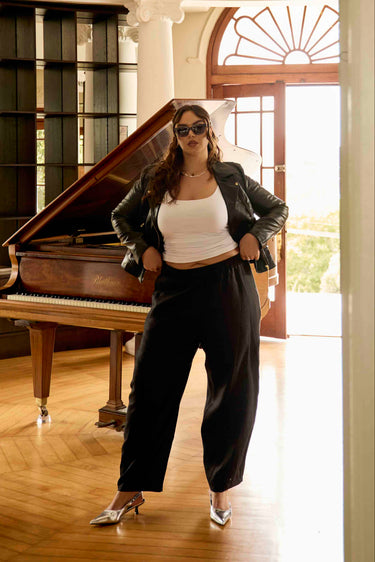 Linen Barrel Pants