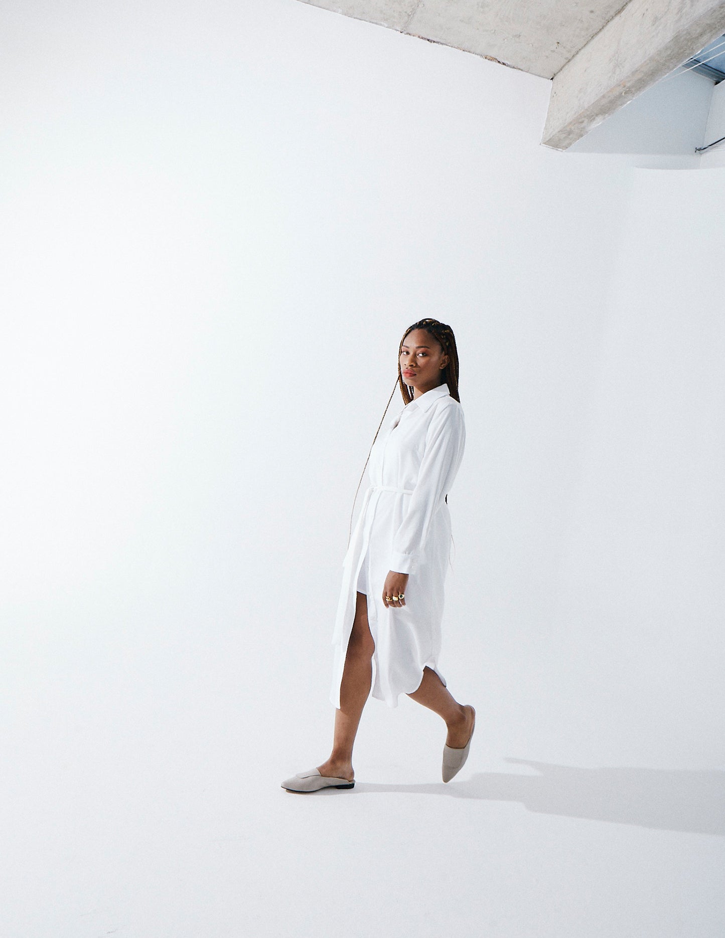 The Tencel Shirt Dress - Hannah Lavery