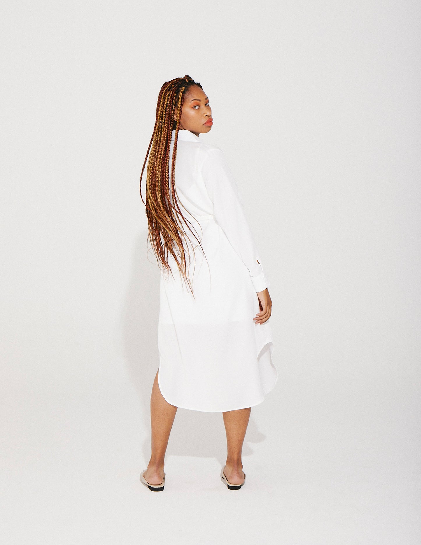 The Tencel Shirt Dress - Hannah Lavery