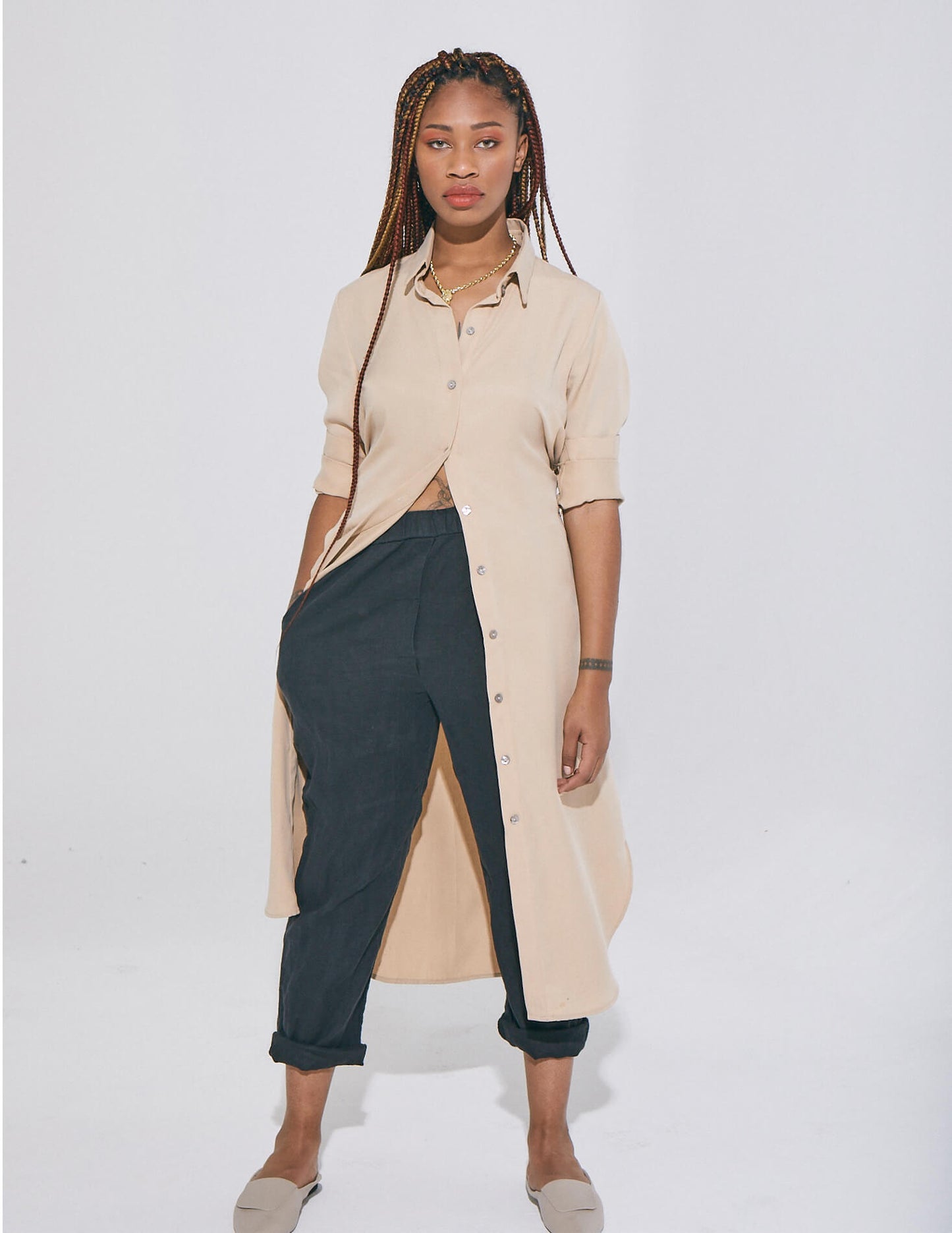 The Tencel Shirt Dress