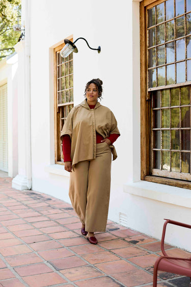 Waterfall Cape ( Long ) | Tan