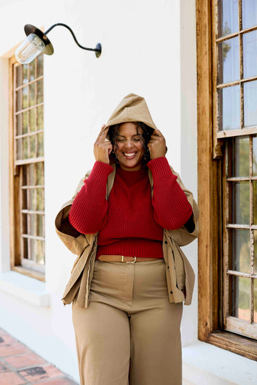 Waterfall Cape ( Long ) | Tan