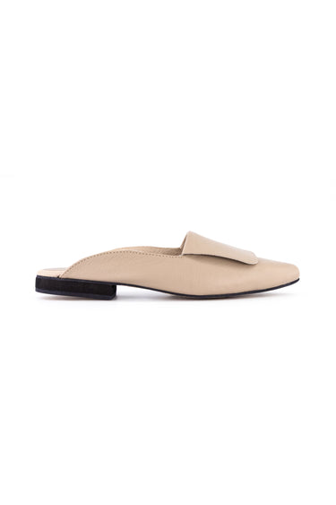 Fold Over Mule | Taupe