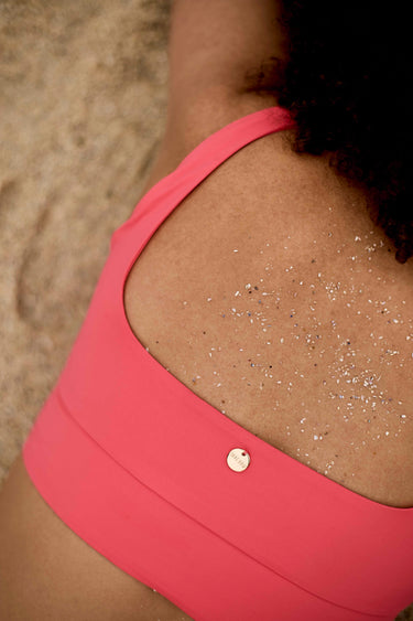 Square Bikini Top | Hot Pink