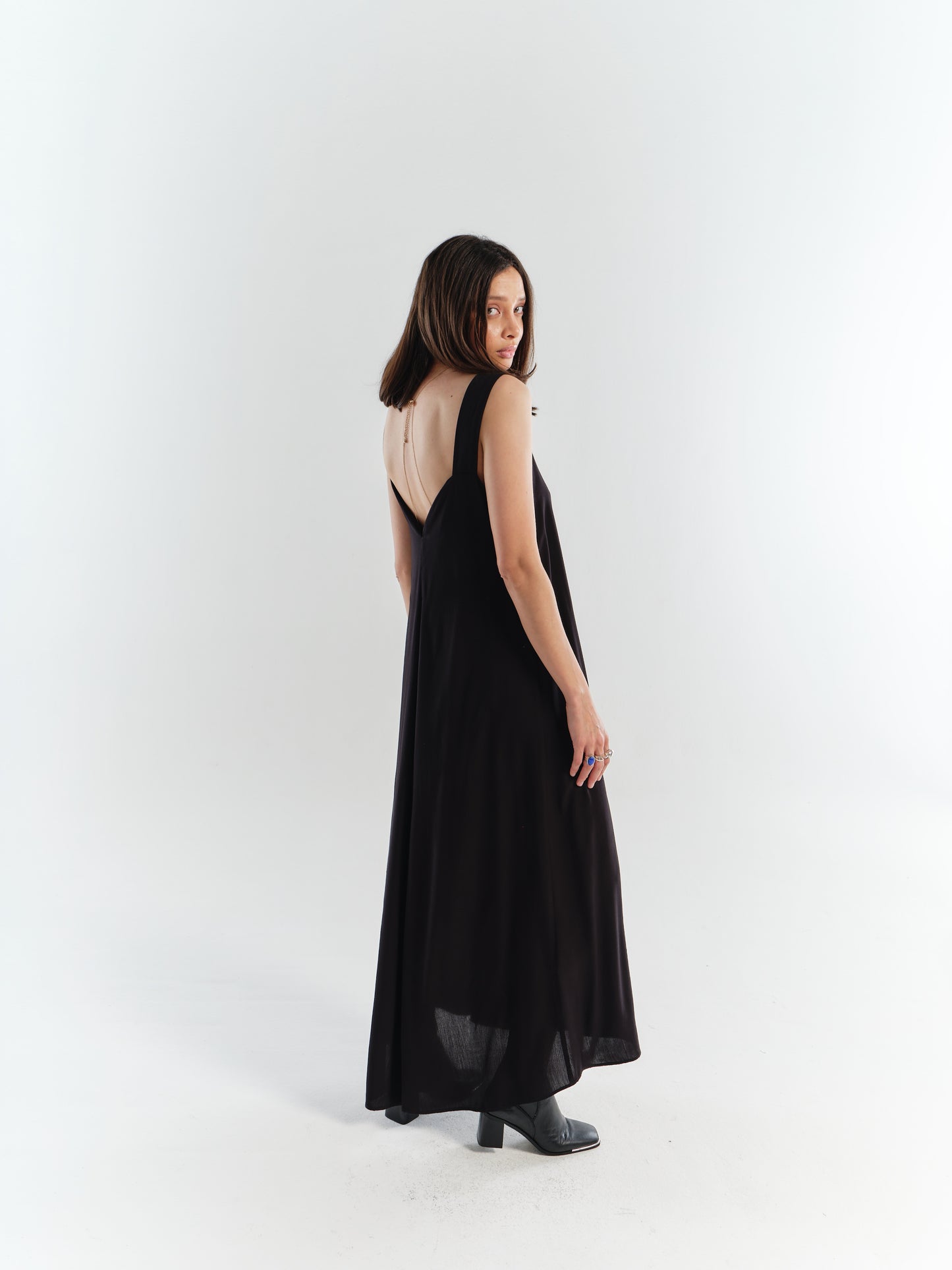 Lunar Maxi Dress | Black