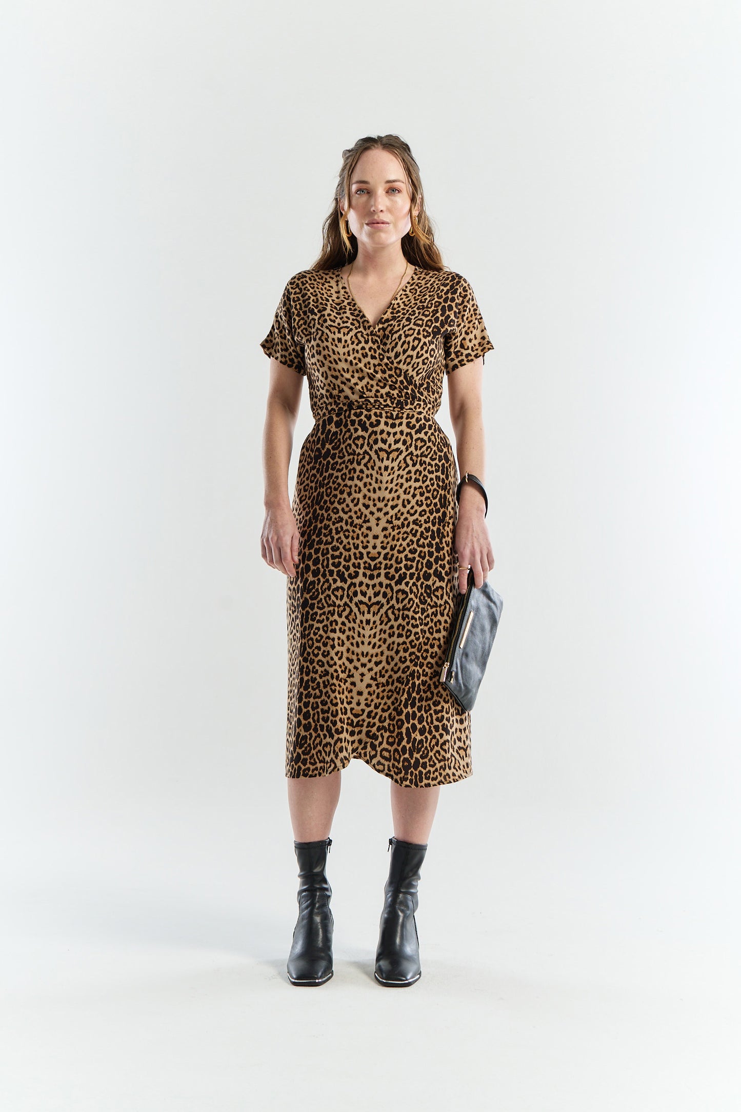 Multi Wrap Dress | Leopard