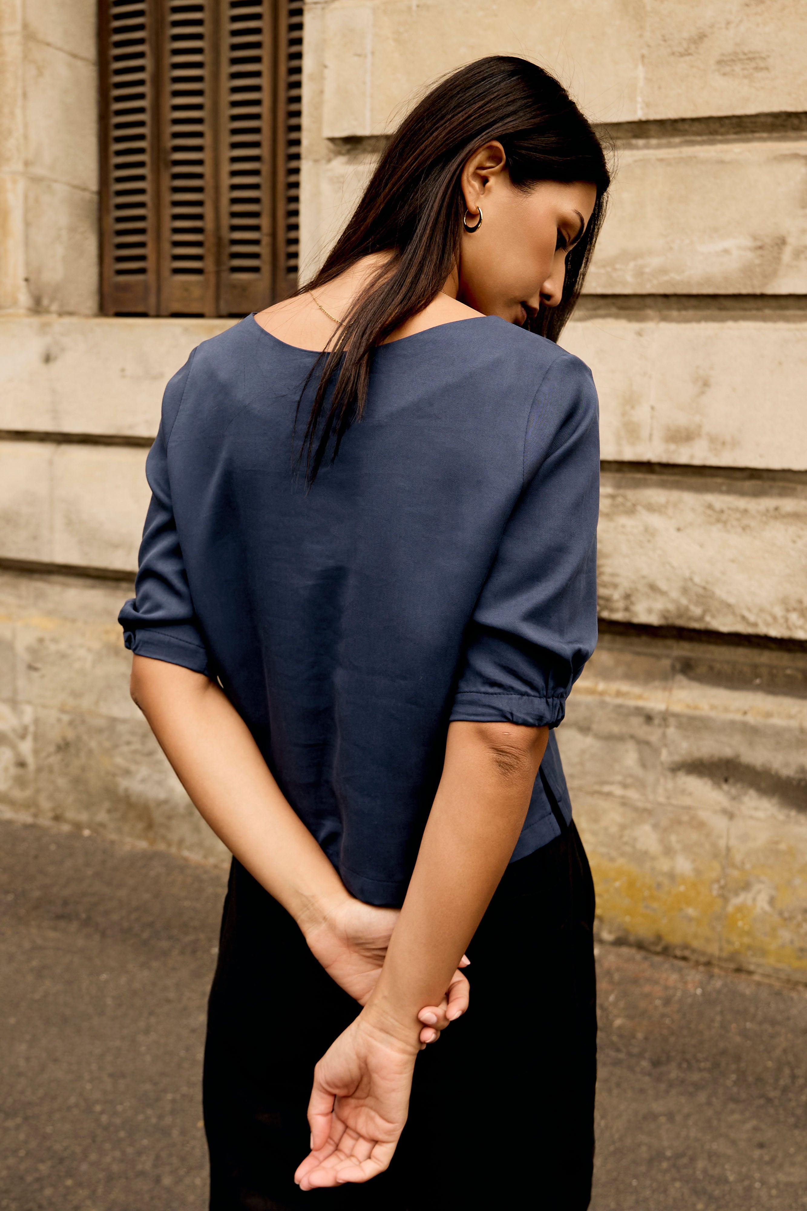 hannah lavery tencel shirt dress Women's Linen Shirt Dress