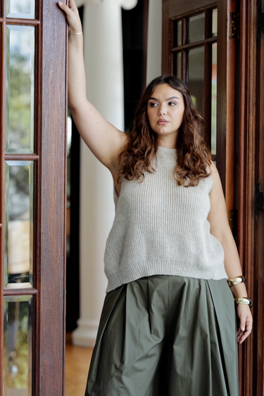 Reversible Mohair Vest