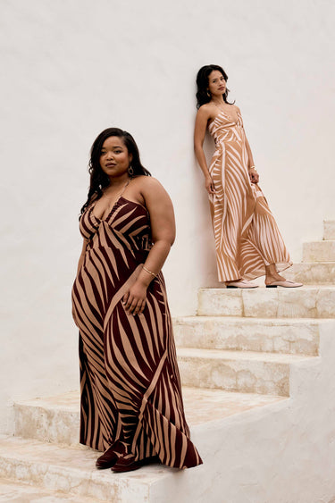 Sangria Dress | Mocca Java Fern
