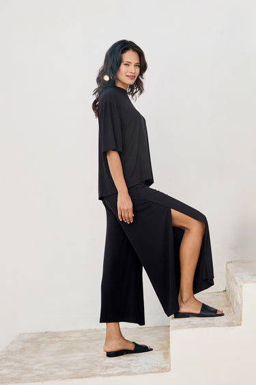 Summer Travel Top | Black