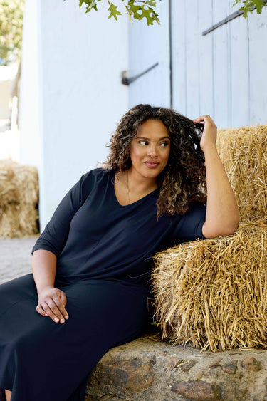 Travel Dress | Deep Navy