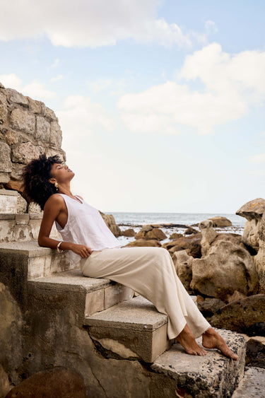 Island Pants | Natural