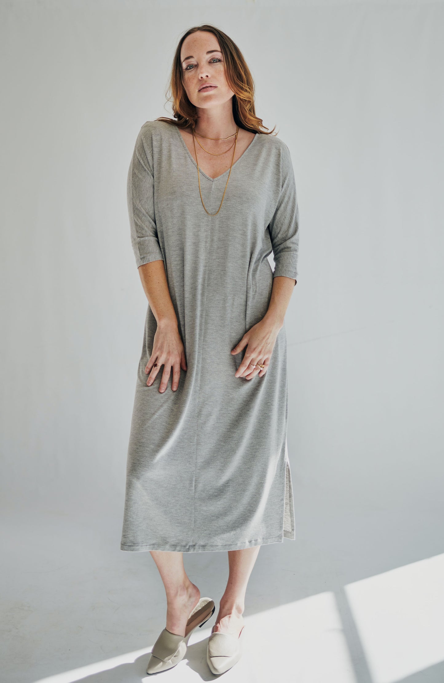 Travel Dress | Grey Melange